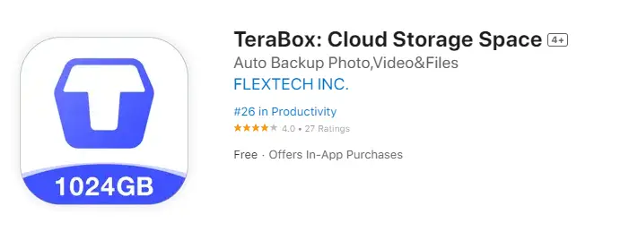 TeraBox iOS
